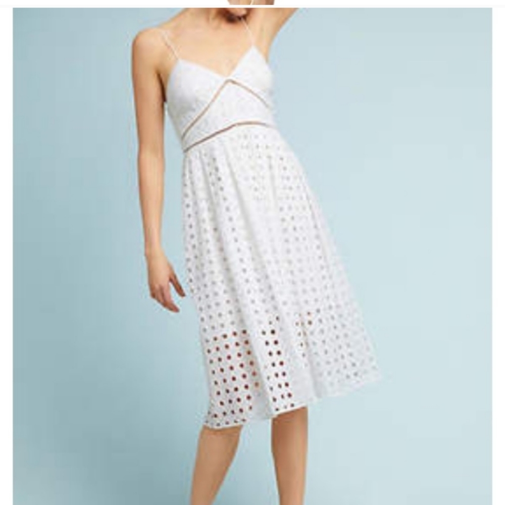 Donna Morgan eyelet dress